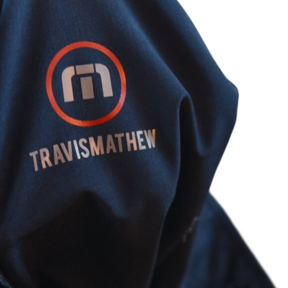 Travis Mathew Hybrid Board Shorts Men’s S Navy Blue Golf Surf Casual Stretch 31W - Picture 8 of 9